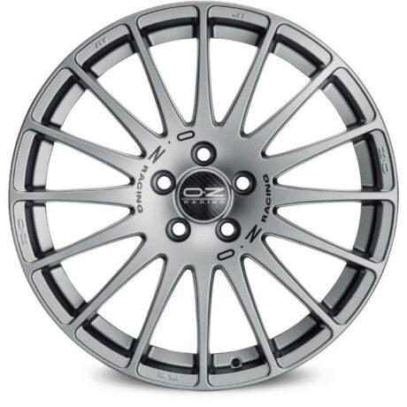 OZ Racing Superturismo GT Grigio Corsa Black Lettering 7×16 4×108 ET16 CB65,1 60° 635 kg W01895101P5