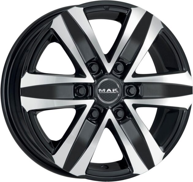 MAK Stone 6 Black Mirror 7,5x17 6x139.7 ET25 CB106,0 Flat 1215 kg F75706SBM25VT2X