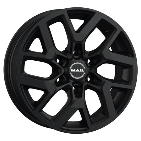 MAK Gravel Matt Black 6,5×16 6×114.3 ET30 CB66,1 60° 1200 kg F6560GRMB30ZN3