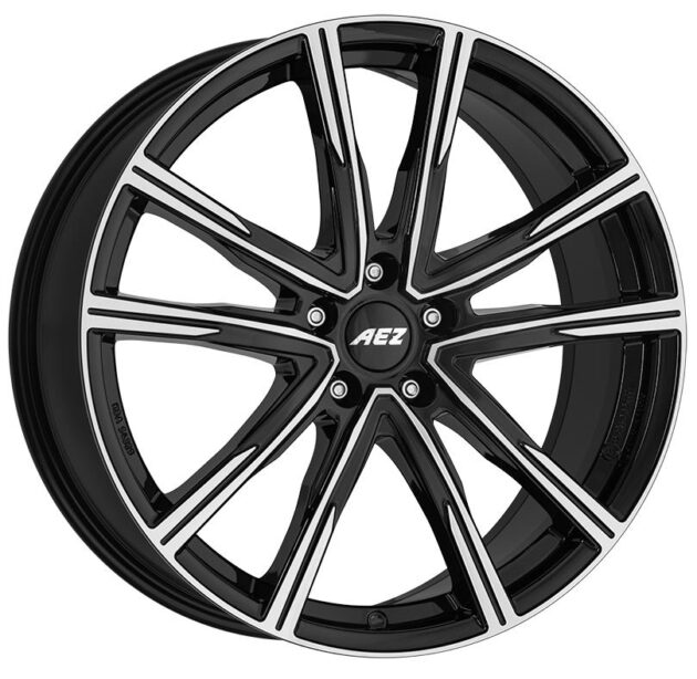 AEZ Montreal dark Black/polished 7x18 5x114.3 ET45 CB67,1 60° 750 kg AMO10BP45E