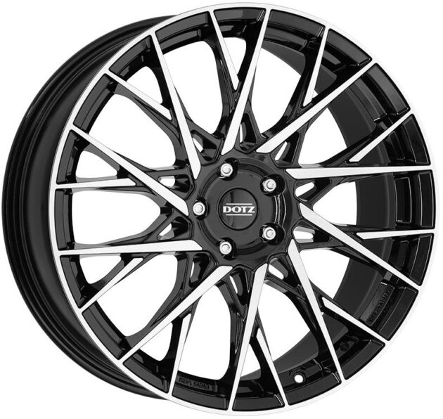 Dotz Fuji dark Black/polished 8x19 5x112 ET49 CB57,1 R13 780 kg OFU9K8BP49E