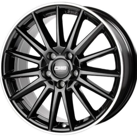 CMS C23 Diamond Rim Black Gloss 6×15 4×108 ET32 CB65,1 60° 600 kg C23 605 32 35 DRB