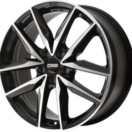 CMS C28 Diamond Black Gloss 7,5×18 5×112 ET54 CB66,5 R14 740 kg C28 758 53 82S DB