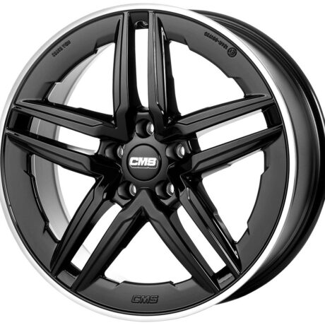 CMS C29-AERO Diamond Rim Black Gloss 8×19 5×112 ET28 CB66,5 R14 950 kg C29 809 28 61S DRB