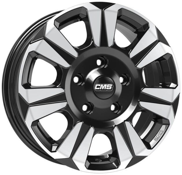 CMS C31 Diamond Black Gloss 6,5x17 5x114.3 ET48 CB66,1 60° 900 kg C31 657 48 65 DB