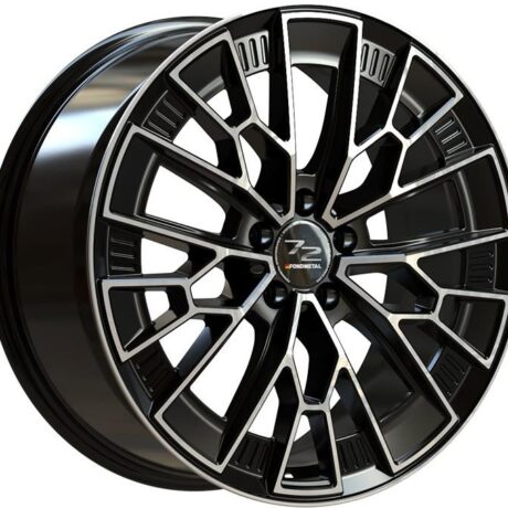 Fondmetal 1972 Glossy Black Machined 8,5×19 5×110 ET33 CB65,1 60° 775 kg RF19006