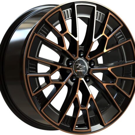 Fondmetal 1972 Black Clearcoat Matt Bronze Machined 8,5×19 5×110 ET33 CB65,1 60° 775 kg RF19135