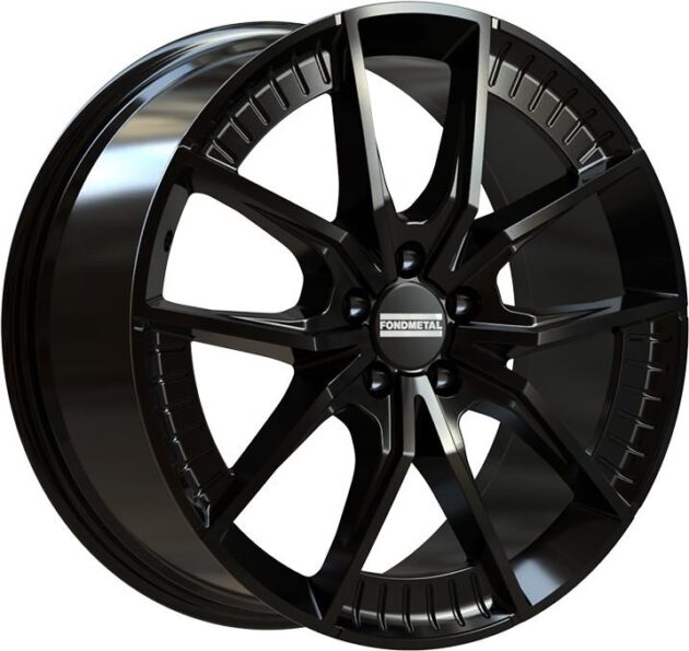 Fondmetal Elatha Glossy Black 8x18 5x112 ET26 CB66,5 R13 800 kg RF19098