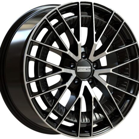 Fondmetal Kari Glossy Black Machined 8×18 5×112 ET34 CB66,5 R14 830 kg RF19259