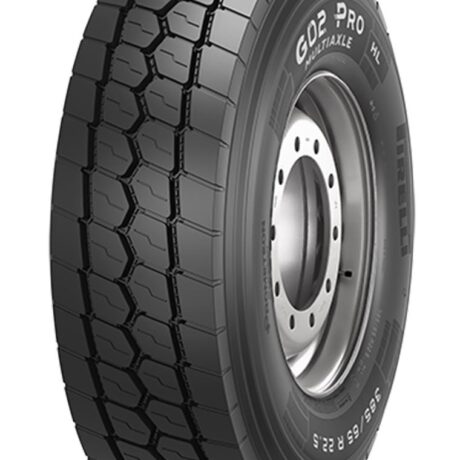 385/65R22,5 Pirelli G02 Pro Multiaxle 164K (158L) M+S 3PMSF SteerAndTrailer MIXED USE CBB73