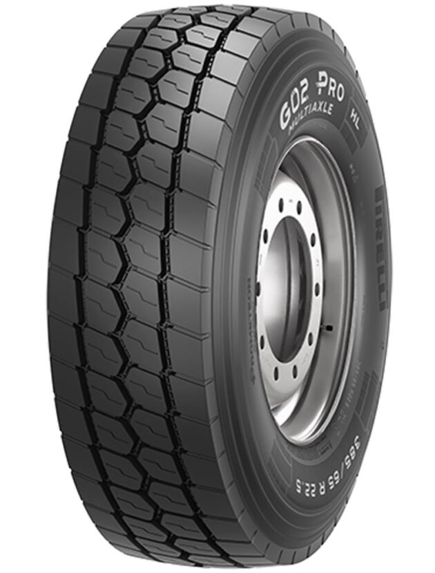 385/65R22,5 Pirelli G02 Pro Multiaxle 164K (158L) M+S 3PMSF SteerAndTrailer MIXED USE CBB73