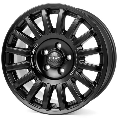 OZ Racing Rally Raid Matt Black Silver Lettering 8,5×18 5×127 ET0 CB71,6 60° 1200 kg W01C01153R9