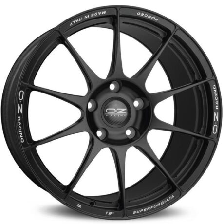 OZ Racing Superforgiata Matt Black Con Scritte Di Fresatura 8,5×20 5×130 ET50 CB71,6 R12 415 kg W04058002N7