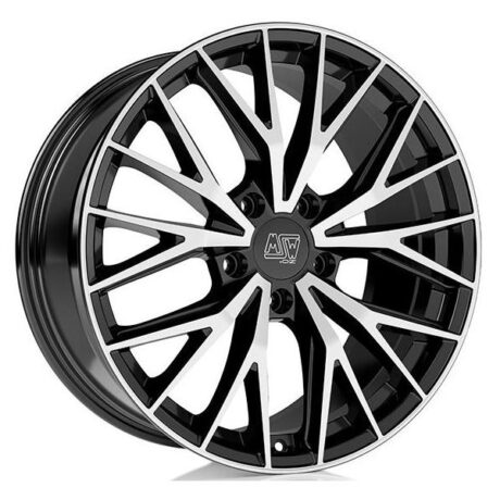 MSW 44 Gloss Black Full Polished 9×20 5×112 ET28 CB73,0 60° 1050 kg W19417502T56