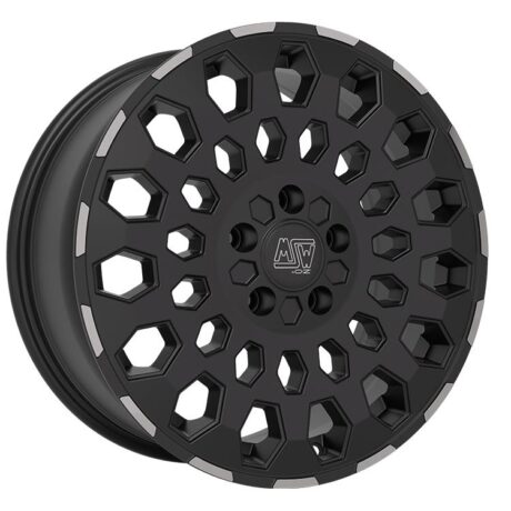 MSW 99 VAN Matt Black Lip Polished 6,5×16 5×120 ET60 CB65,1 R14 1125 kg W19420002TO3