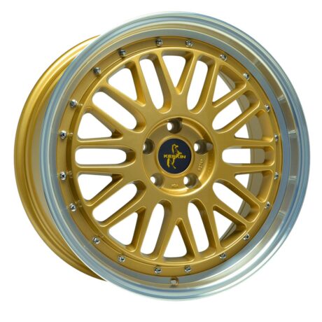 Keskin Tuning KT22 Gold Lip Polish 8×18 5×112 ET45 CB72,6 60° 720 kg KT228018511245GLP