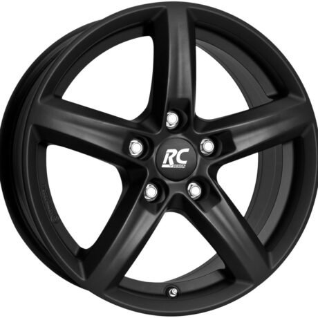 RC Design RC24 Schwarz Klar Matt (SKM) 6,5×16 4×100 ET48 CB63,4 60° 600 kg 497050