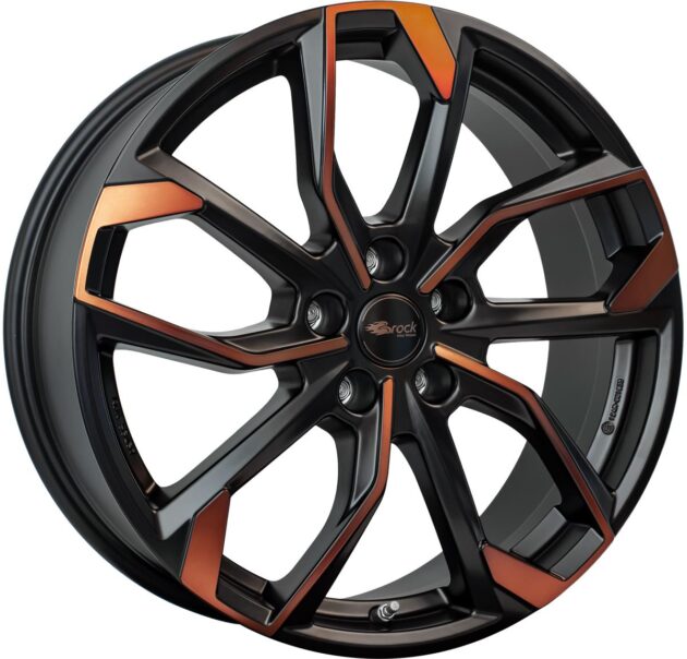 RC Design RC34 Black Orange Matt (BOM) 8x19 5x120 ET58 CB65,1 R14 800 kg 352508