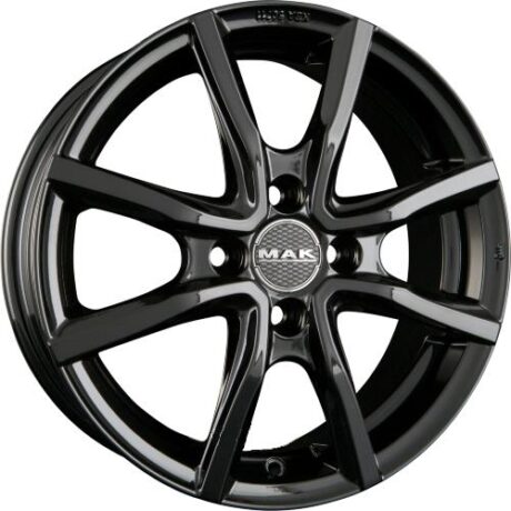 MAK Milano4 Gloss Black 6×16 4×100 ET49 CB54,1 60° 475 kg F60604MGB49CM8X