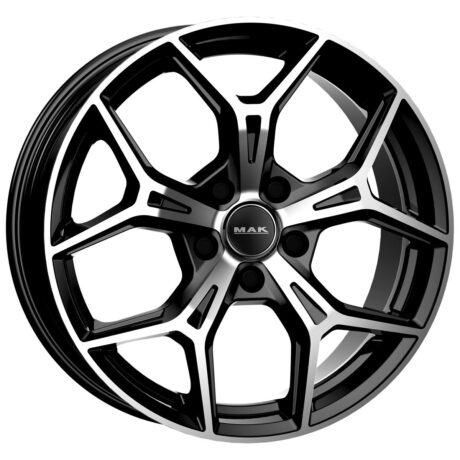 MAK Epica Black Mirror 6,5×17 5×100 ET39 CB57,1 R13 810 kg F6570PIBM39PE2X