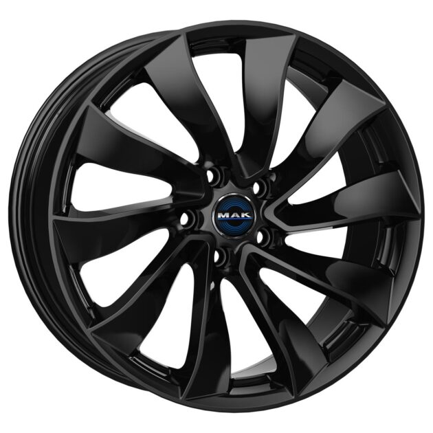 MAK Solar Gloss Black 9,5x19 5x114.3 ET45 CB64,1 60° 750 kg F9590SXGB45FR3