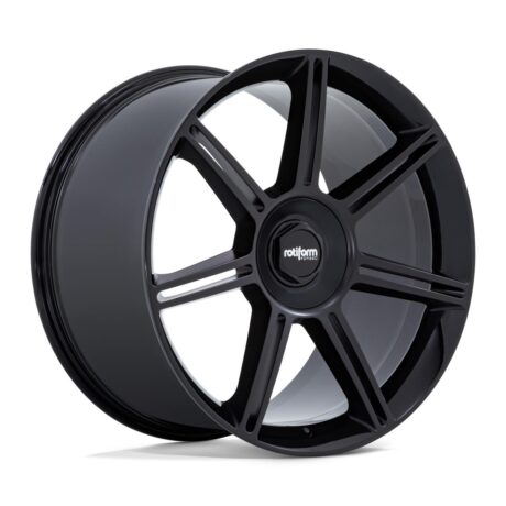 Rotiform Fra Gloss Black With Matte Black Spokes 12×22 5×130 ET60 CB71,5 907 kg R907221263+60