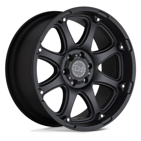 Black Rhino Glamis Matte Black 9×20 8×165.1 ET-12 CB122,4 60° 1587 kg 2090GLA-28165M22