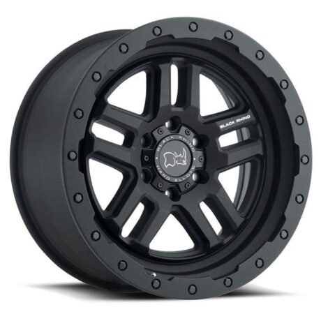 Black Rhino Barstow Textured Matte Black 9,5×20 5×127 ET-18 CB71,5 60° 1020 kg 2095BTW-85127M71