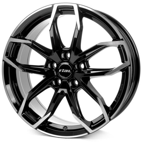 Rial Lucca diamond-black frontpolished 6,5×16 4×108 ET32 CB65,1 Flat 635 kg LUC65632CP13-1