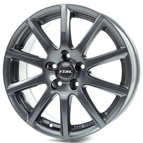 Rial Milano titanium 6,5×15 4×108 ET25 CB65,1 60° 610 kg MI65525P22-5