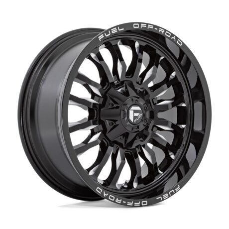 Fuel D795 Arc Gloss Black Milled 12×22 8×180 ET-44 CB124,2 60° 1678 kg D79522201847