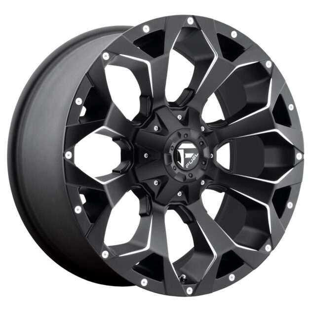 Fuel D546 Assault Matte Black Milled 9x17 8x165.1 ET1 CB125,1 60° 1678 kg D54617908250