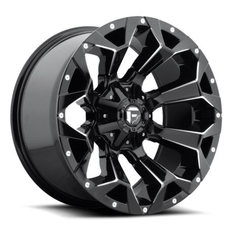 Fuel D576 Assault Gloss Black Milled 10×20 8×165.1 ET-18 CB125,1 60° 1678 kg D57620008247