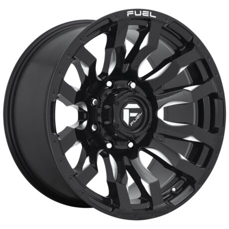 Fuel D673 Blitz Gloss Black Milled 9×18 5×127 ET-12 CB71,5 60° 1133 kg D67318907545