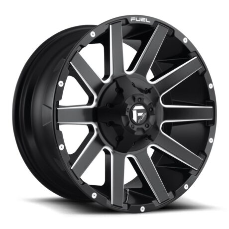 Fuel D616 Contra Matte Black Milled 10×20 6×139.7 ET-19 CB106,0 (PCD2: 6×135) 60° 1133 kg D61620009846