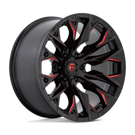 Fuel D823 Flame Gloss Black Milled With Candy Red 9×20 6×139.7 ET1 CB106,0 60° 1133 kg D82320908450