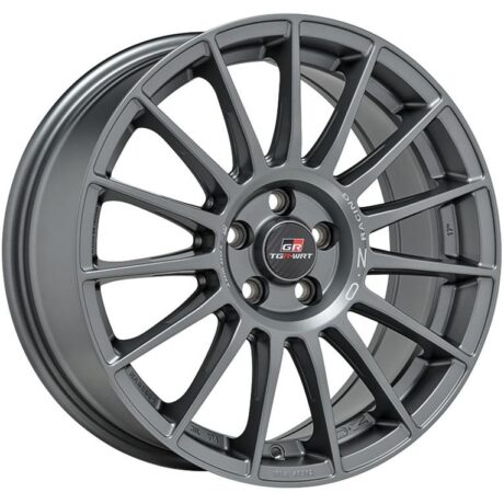 OZ Racing Superturismo TGR-WRT Matt Graphite + Silver Lettering 8×18 5×100 ET45 CB68,0 60° 680 kg W01854214TGRRM