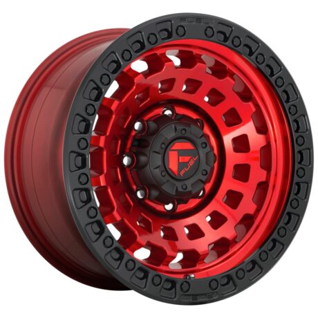 Fuel D632 Zephyr Candy Red Black Bead Ring 9×17 5×127 ET1 CB71,5 60° 1133 kg D63217907550