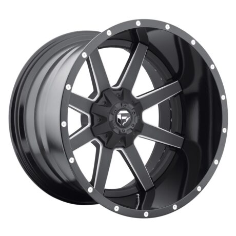 Fuel D538 Maverick Matte Black Milled 10×17 6×139.7 ET-24 CB106,0 (PCD2: 6×135) 60° 1133 kg D53817009845