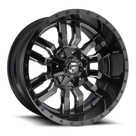 Fuel D595 Sledge Gloss Black Milled 10×22 6×139.7 ET-18 CB106,0 (PCD2: 6×135) 60° 1133 kg D59522009847