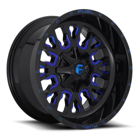 Fuel D645 Stroke Gloss Black Blue Tinted Clear 9×18 6×139.7 ET20 CB106,0 (PCD2: 6×135) 60° 1133 kg D64518909857