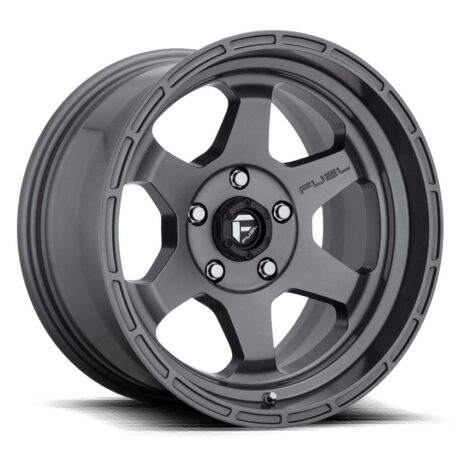 Fuel D665 Shok Matte Anthracite 9×18 6×139.7 ET-12 CB106,0 60° 1133 kg D66518908445