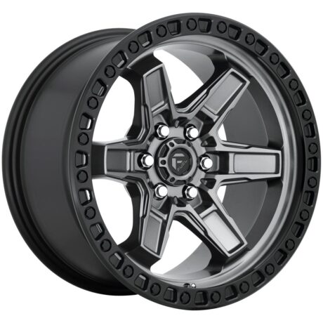 Fuel D698 Kicker Matte Gun Metal Black Bead Ring 9×17 6×114.3 ET12 CB66,1 60° 1043 kg D69817908755