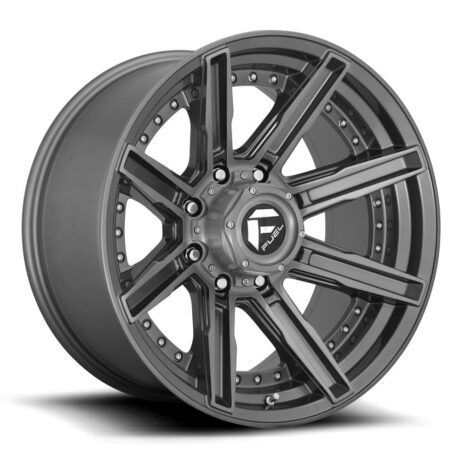 Fuel D710 Rogue Platinum Brushed Gun Metal Tinted Clear 9×20 6×139.7 ET1 CB106,0 60° 1133 kg D71020908450