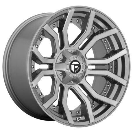 Fuel D713 Rage Platinum Brushed Gun Metal Tinted Clear 10×20 6×139.7 ET-18 CB106,0 (PCD2: 6×135) 60° 1133 kg D71320009847