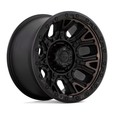 Fuel D824 Traction Matte Black With Double Dark Tint 9×17 6×139.7 ET1 CB106,0 60° 1133 kg D82417908450