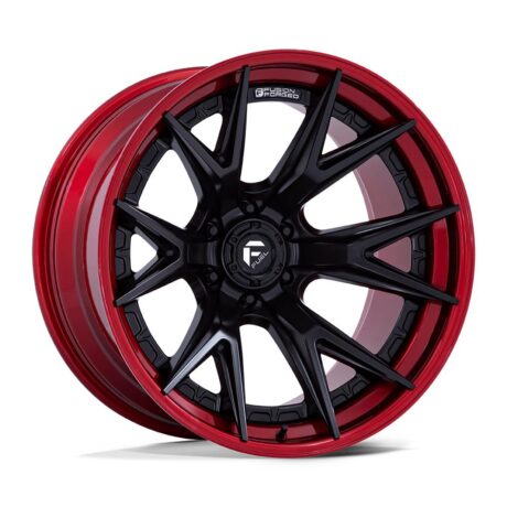 Fuel Fc402 Catalyst Matte Black With Candy Red Lip 10×22 6×139.7 ET-18 CB106,0 60° 1133 kg FC402MQ22106818N