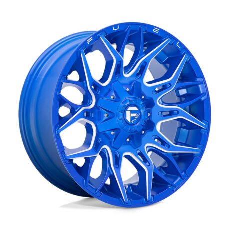 Fuel D770 Twitch Anodized Blue Milled 10×20 6×139.7 ET-18 CB106,0 (PCD2: 6×135) 60° 1133 kg D77020009847