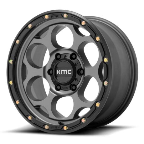 KMC KM541 Dirty Harry Satin Gray With Black Lip 8,5×18 5×127 ET18 CB71,5 60° 1133 kg KM54188550918