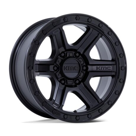 KMC KM551 Outrun Matte Black With Gloss Black Lip 8,5×17 6×139.7 ET18 CB106,0 60° 1133 kg KM551MB17856818